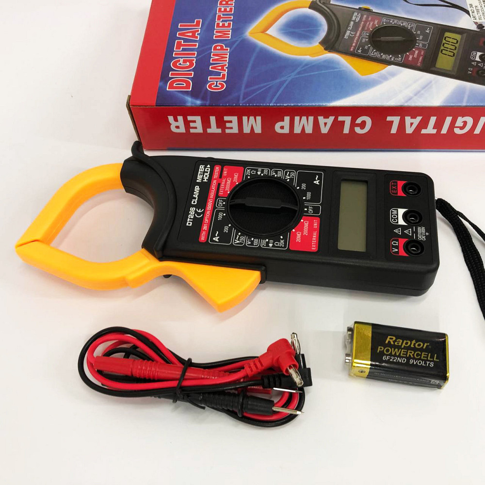 Тестер напруги цифровий Digital DT-266, Тестер для електрика, Мультиметр цифровий AY-213 тестер амперметр Київ - фото 3