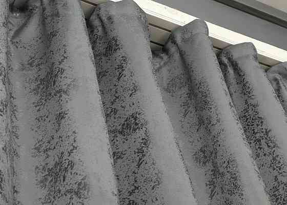 Шторна тканина жакард, колекція "Мармур Al1" колір графітовий 1015ш Київ