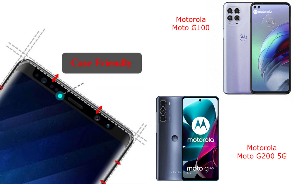 Захисне скло HyperGlass Pro для Motorola Moto G100, Moto G200 5G – максимальна чутливість та захист Київ - фото 4