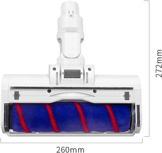 LED насадка-щітка для пилососа мʼяка оксамитова для Xiaomi Mijia 1C K10 G9 G10 та Dreame V8 V9B V9P V11 Київ