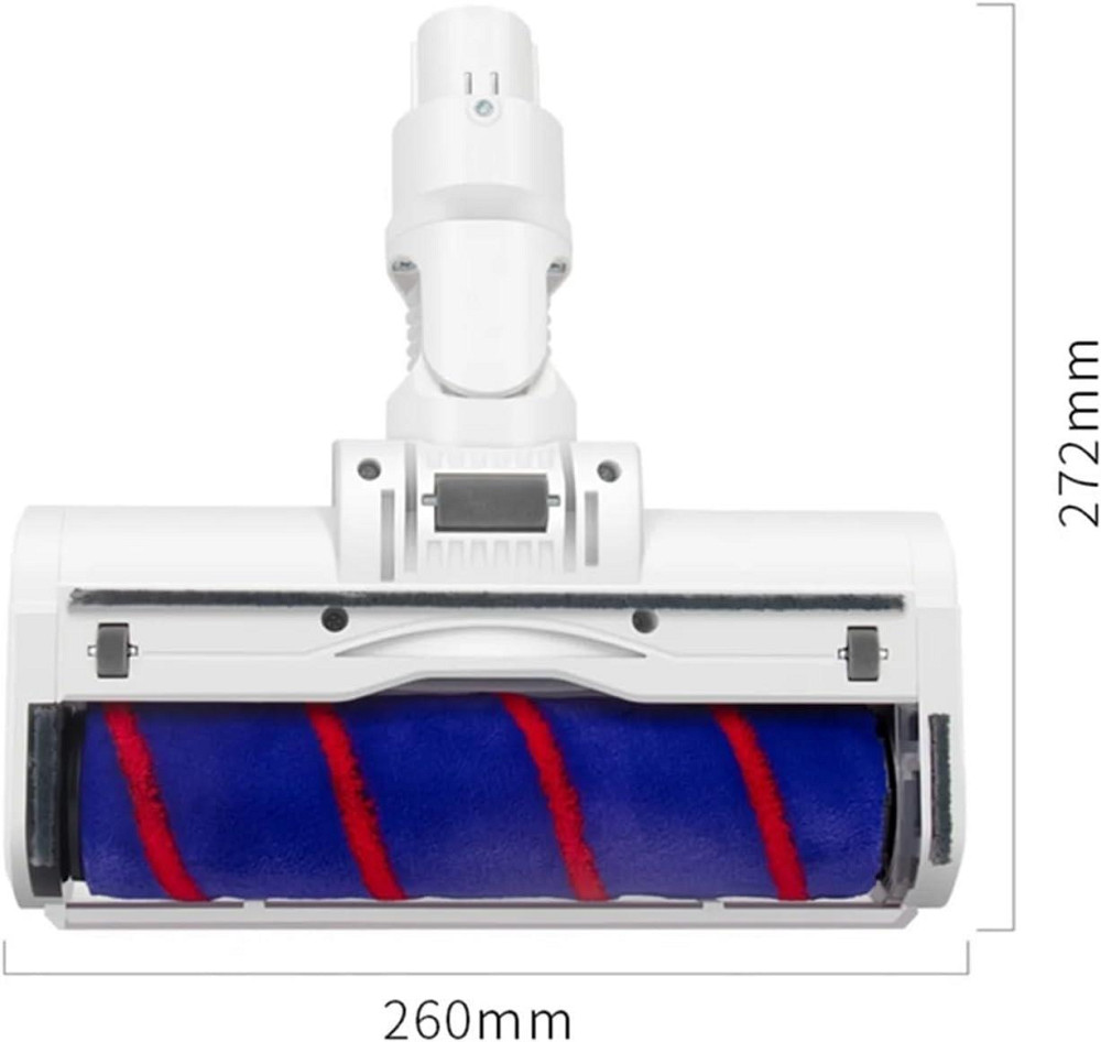 LED насадка-щітка для пилососа мʼяка оксамитова для Xiaomi Mijia 1C K10 G9 G10 та Dreame V8 V9B V9P V11 Київ - фото 6