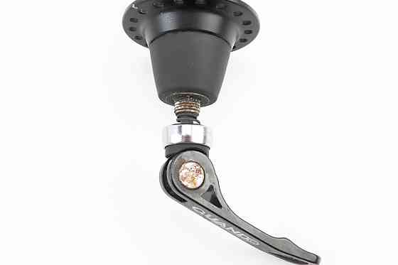 УЦІНКА Втулка задня MTB алюмінієва 14Gx36H під касету 8-10зв, V-brake, кріпл. ексцентрик, чорна KT-WSER (нетоварний вигляд) Київ