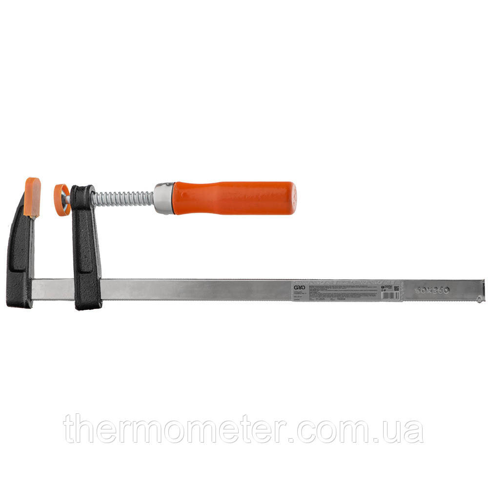 Струбцина столярна тип "F" 250×50 мм GRAD (4242635) Київ - фото 3