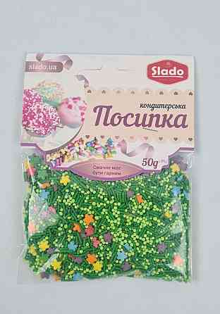 Посипка кондитерська 50 гм Зелена галявина П321 (1 шт.) Харків