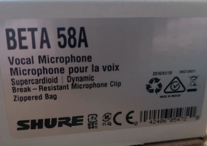 Мікрофон Shure Beta 58A Київ - фото 3