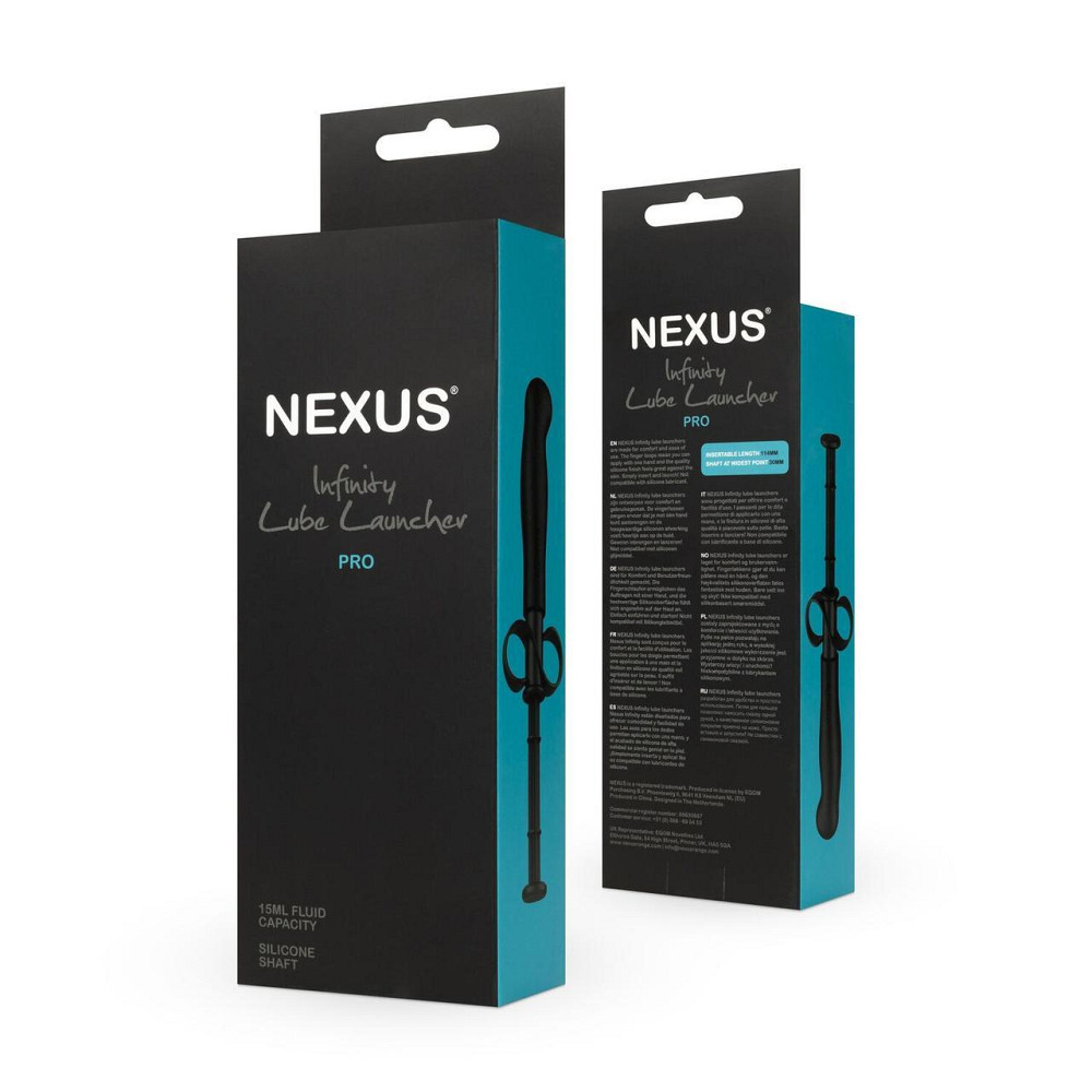 Шприц для введения смазки Nexus Infinity Lube launcher Pro, изогнутый кончик Sex Aura Киев - изображение 9