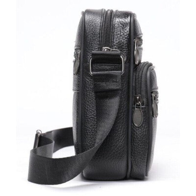 Сумка Vintage Мессенджер Черная (14992) Винница - изображение 8