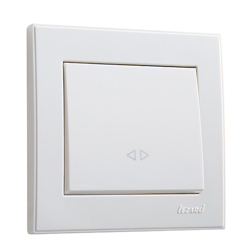 RAIN білий Вимикач внутрішній проміжний 1кл Лезард Житомир - фото 2