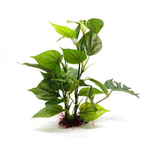 Растение искусственное в аквариум 22 см зеленый Киев