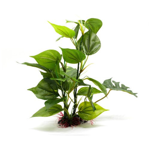 Растение искусственное в аквариум 22 см зеленый Киев - изображение 2