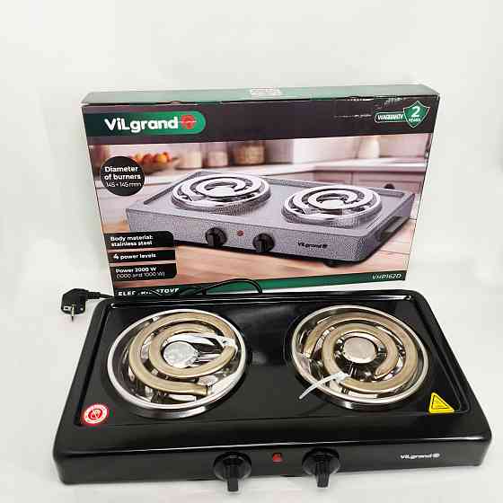 Домашняя электрическая плита, Мини-плита для дома, Плита электрическая двухконфорочная MX-89 Львов