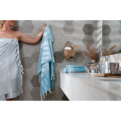 Рушник Ardesto SPA 90х180см 100% бавовна, аква (ART2690AQ) Вінниця - фото 9