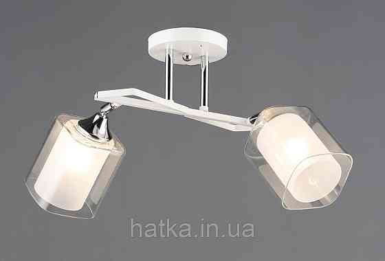Люстра класична на два плафони B N6652/2 WT+CR Київ