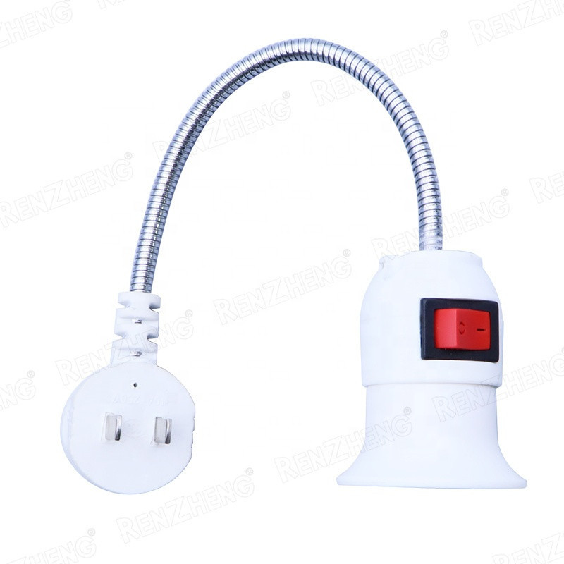 Гибкий настольный патрон с вилкой и выключателем 15 см Киев - изображение 1