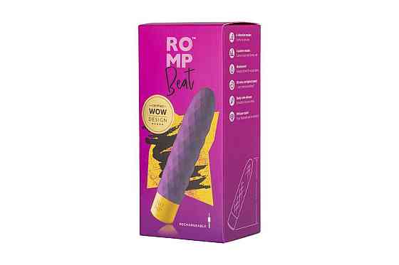 Мини-вибратор Romp Beat, 4 вибро-паттерна, 6 уровней интенсивности Sex Aura Киев