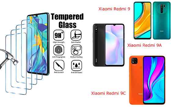 Захисне скло ArmorGlass для Xiaomi Redmi 9, 9A, 9C – стійке до подряпин та ударів Київ