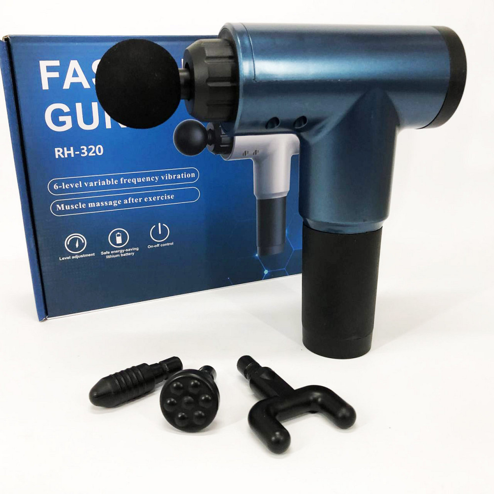 Массажный аппарат для расслабления мышц Fascial Gun KH-320, Шейный массажер электрический AY-31 Львов - изображение 13