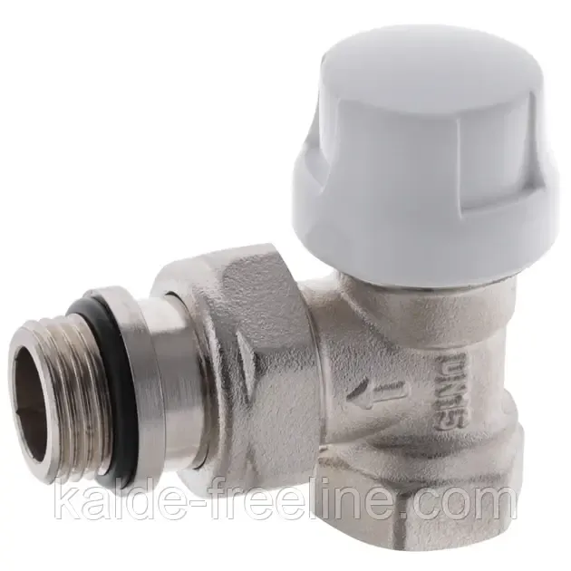 Термостатичний радіаторний клапан EUROPRODUCT кутовий 1/2" з американкою Харків - фото 2