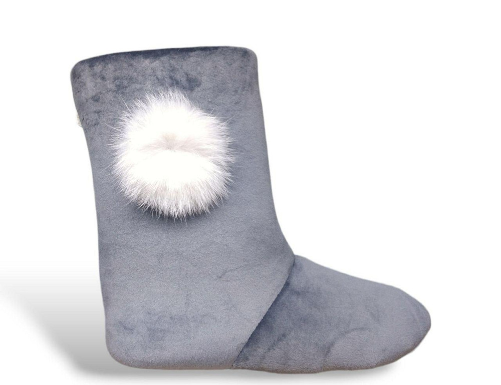 Женские домашние тапочки сапожки теплые на овчине PaGo комнатные сапожки угги Одесса - изображение 14