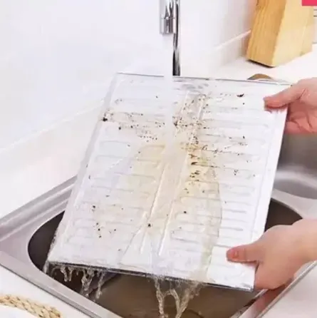 Защитный экран от брызг жира 84*32,5см для плиты на кухню Коломия