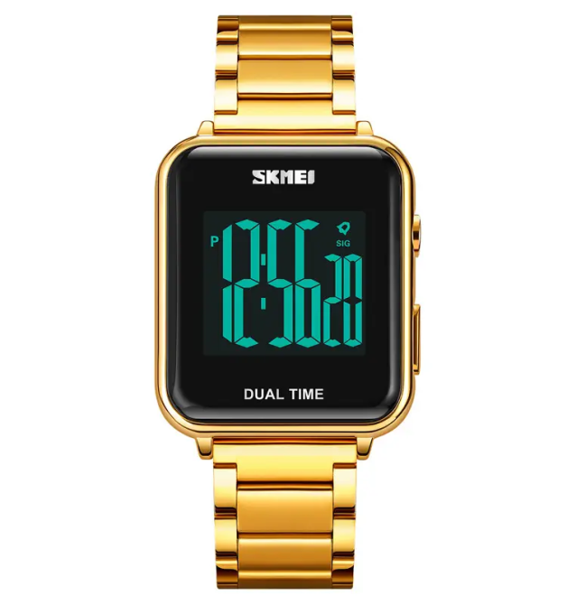 Чоловічий наручний класичний годинник Skmei 1852 (Золотистий) Вінниця - фото 3