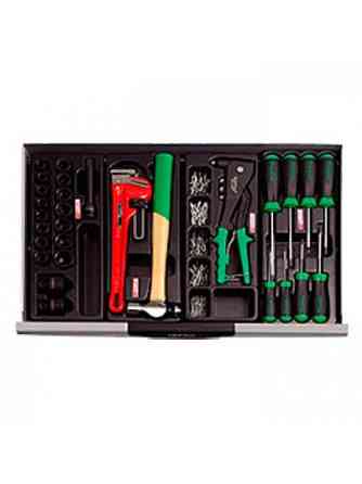 Ящик з набором інструментів для автосервісу TOPTUL (Pro-Line) 3 секції 104 од. GCAZ0013 Одеса
