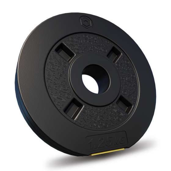 Набір зі штангою та гантелями Besport PowerPro 92кг (гриф 218см) Київ