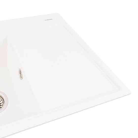 VALESO Гранітна мийка для кухні VALESO AZURIT 7950 матова Білосніжна Киев