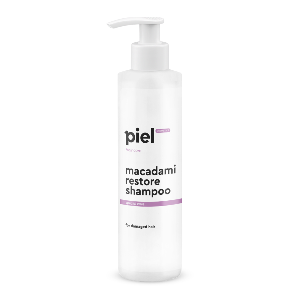 Відновлюючий шампунь для пошкодженого волосся Macadami Restore Shampoo mini Piel, 250 мл Дніпро - фото 1