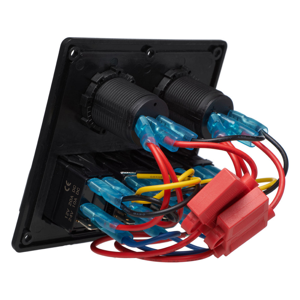 Блок переключателей HeadLight 4+2 синяя подсветка 12V Харьков - изображение 3