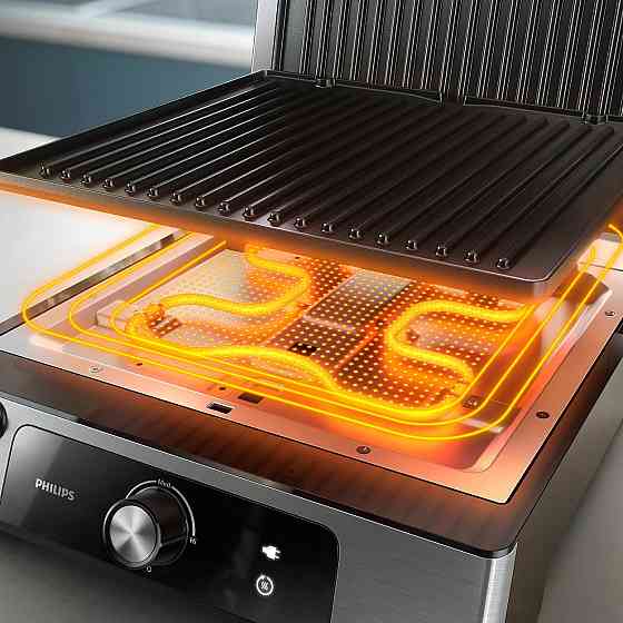 Гриль Philips HD6301/90 чорний, сріблястий Харьков