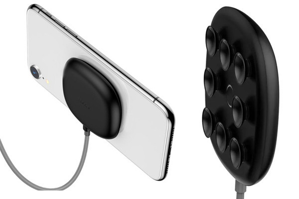 Беспроводное зарядное устройство Baseus Suction Cup Wireless Charger WXXP-01 (Черное) Николаев - изображение 6