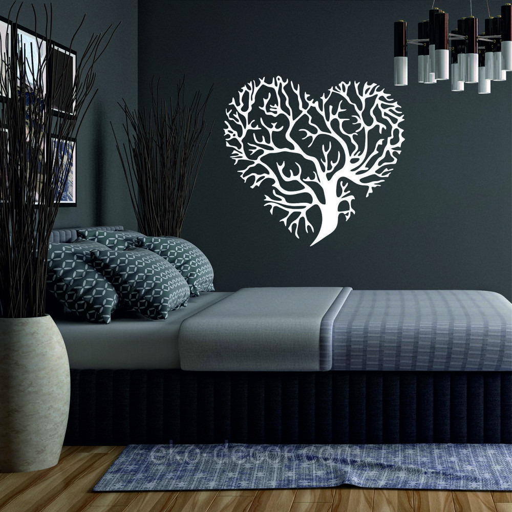 Декоративное настенное Панно «Сердце» Декор на стену 90*90 см, Белый Киев - изображение 1