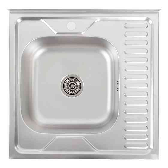 VALESO Кухонна мийка з нержавіючої сталі Valeso ДЕКОР 6060 L (0,7/160 мм) Киев