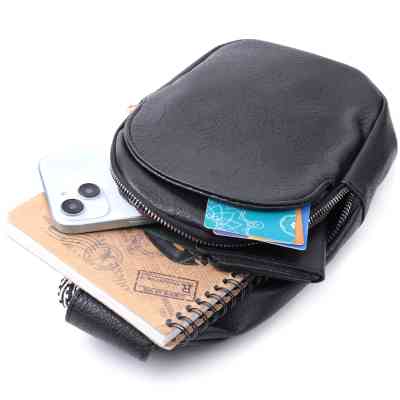 Сумка Vintage З екошкіри Чорна (22781) Вінниця