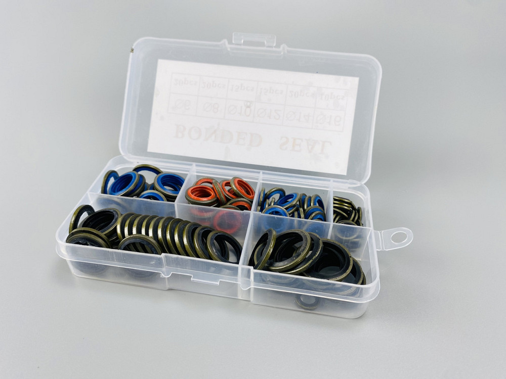 Набір шайб метал з гумовими кільцями  (100 шт)  ATP2187 Мукачево - фото 9