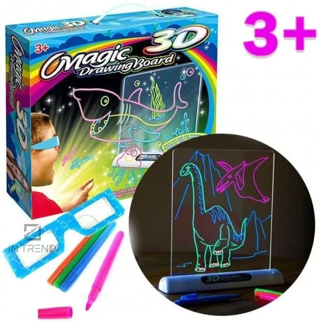 Планка для малювання 3D Magic Drawing Board Одеса - фото 1