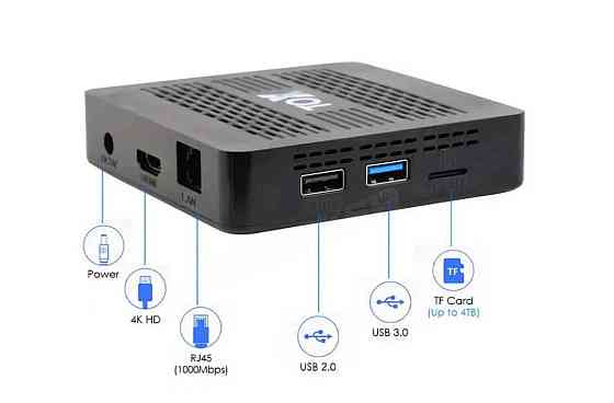 TV-приставка UGOOS TOX3 4/32 ( Чорний ) Харьков