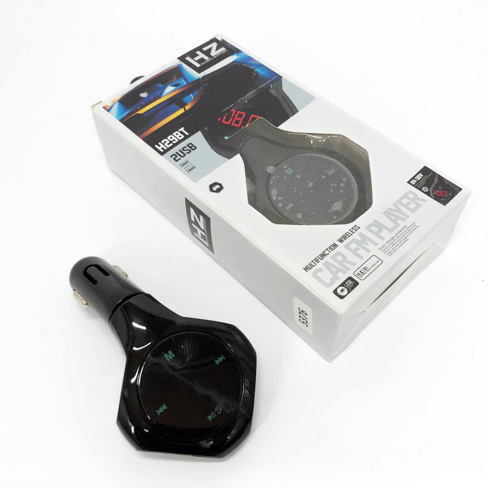 Фм трансмиттер для авто с блютуз H29 BT, Трансмиттер в прикуриватель, Трасмиттер GI-122 для автомобиля Киев - изображение 10