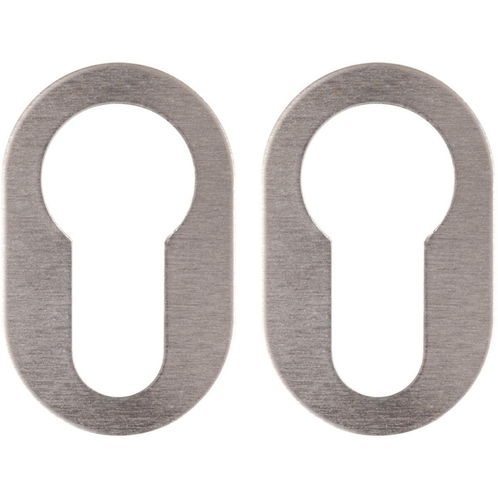 Дверна накладка під циліндр Nuda хром матовий Київ - фото 1