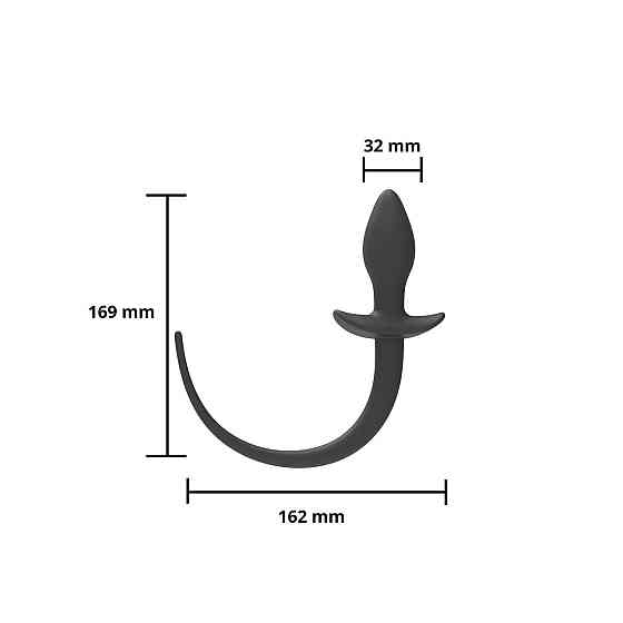 Анальна пробка - Erospace Wild Play Anal Plug With Tail C3 Sex Aura Київ