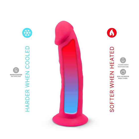 Фалоімітатор з вібрацією SilexD Henry Vibro Pink (MODEL 2 size 7in) + LRS, діаметр 4,4 см Sex Aura Київ