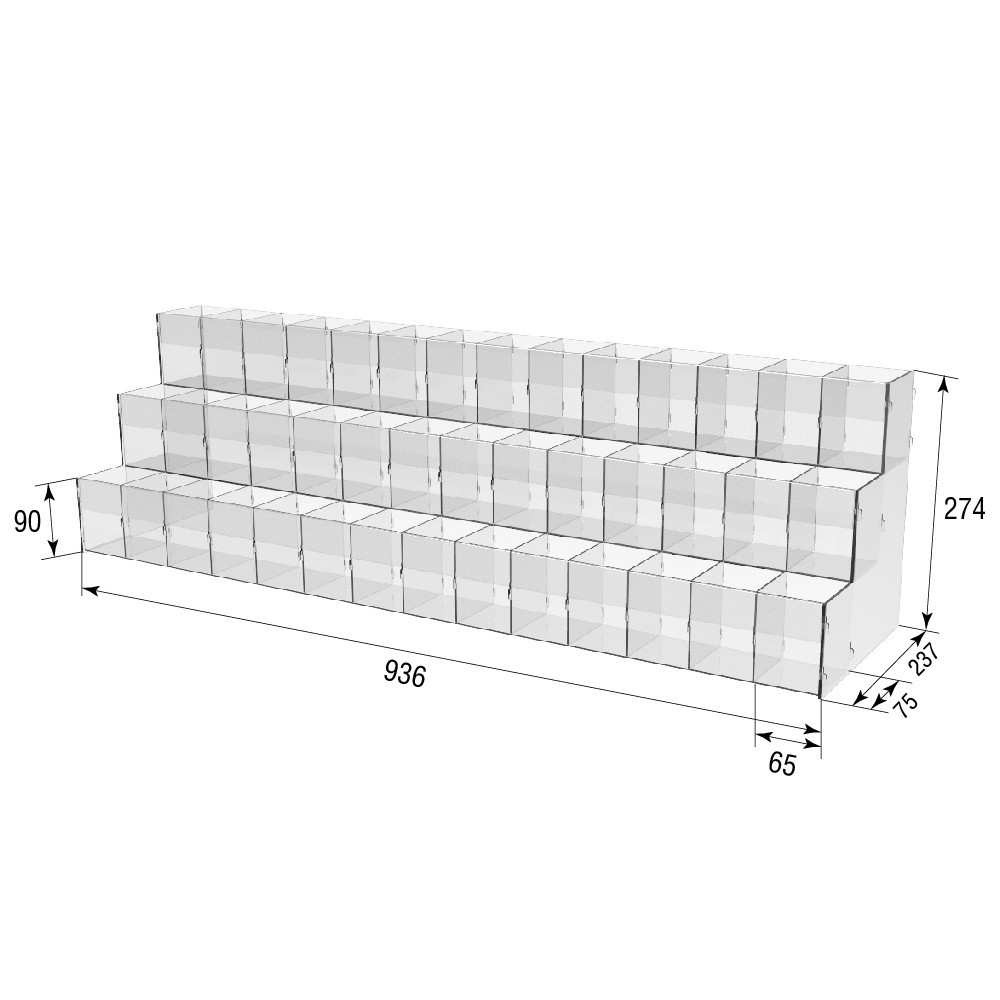 Підставка EKOSTAR для ручок та олівців на 42 комірки Київ - фото 3