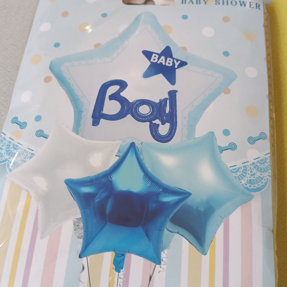 Набор шариков мальчик 4 шт 