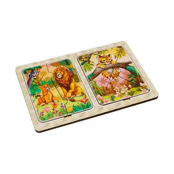 Деревянный пазл-вкладыш 