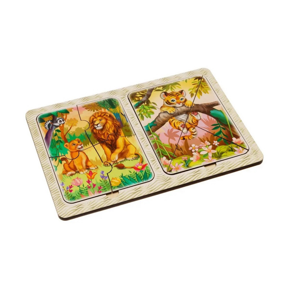 Деревянный пазл-вкладыш 