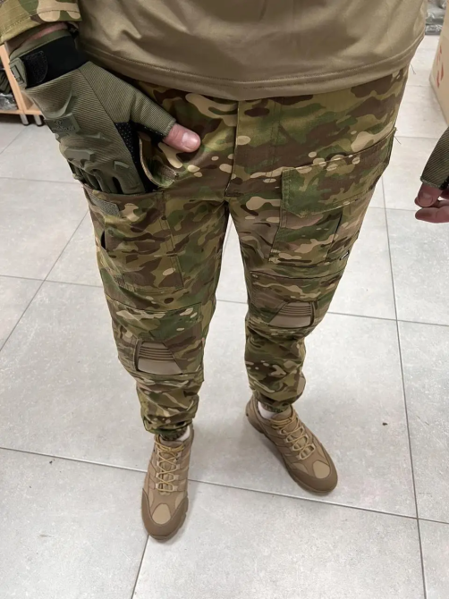 Тактичний літній костюм форма Ubacs з наколінниками та налокітниками (Мультикам) XL Вінниця - фото 8