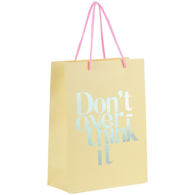 Подарочный пакет Axent бумажный Don't overthink it 18х24 см (8501-30-A) Винница - изображение 1