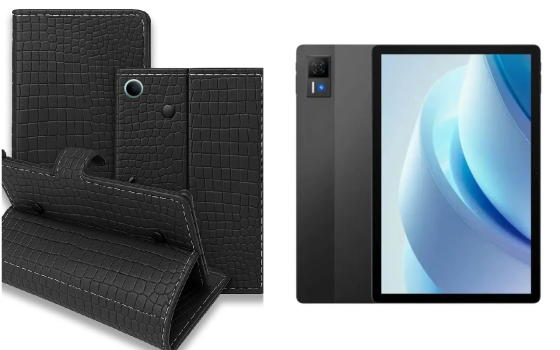 Книга-трансформер для планшета Doogee U9, Doogee U11, цвет Black Krokodil Black Киев