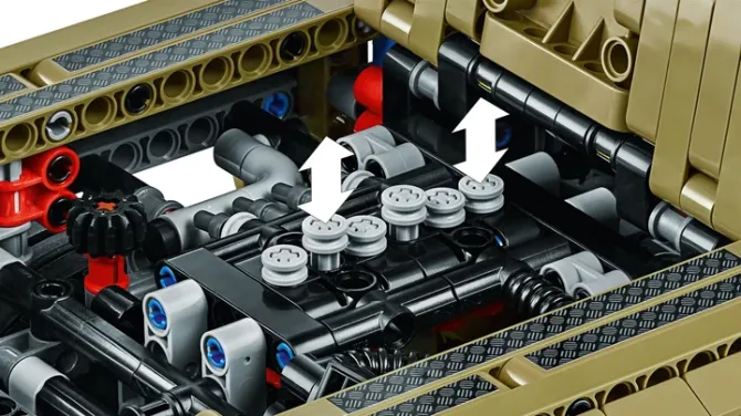 Конструктор Technik Land Rover Defender (42110), 2573 деталей сумісний з lego-лего Лед Ровер ДеФенде Запоріжжя - фото 5